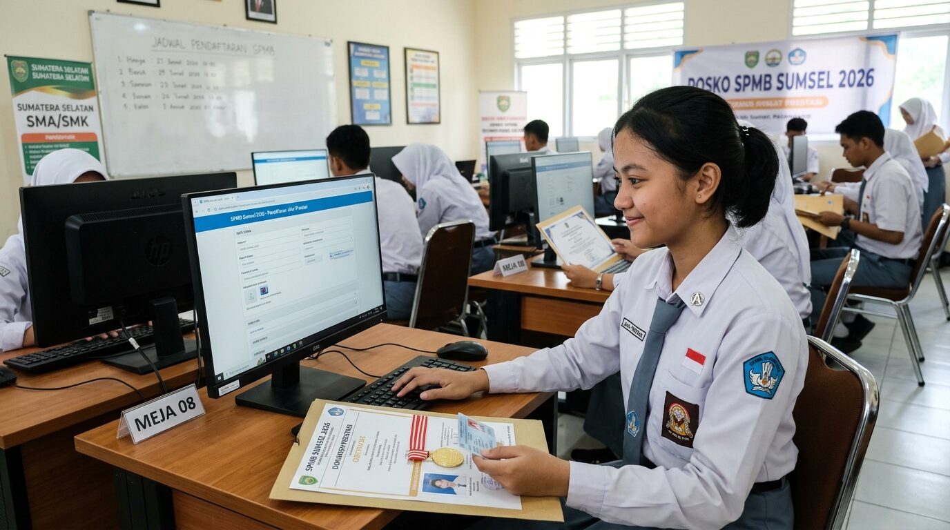 Cara Daftar SPMB Sumsel Jalur Prestasi 2026 SMA/SMK Lengkap