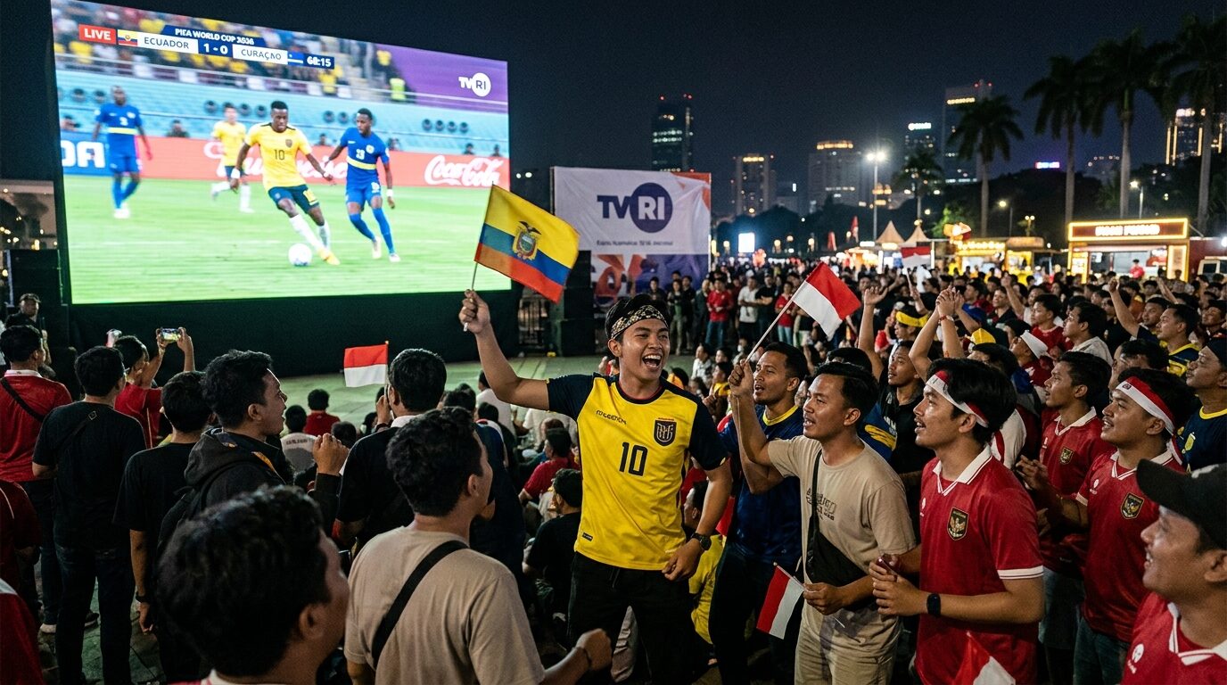 Cara Nonton Ekuador vs Curaçao Piala Dunia 2026