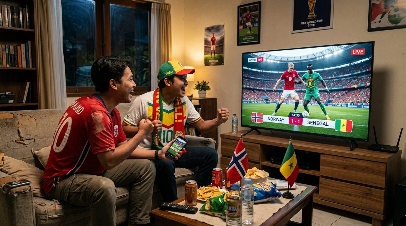 Cara Nonton Live Streaming Norway vs Senegal Piala Dunia 2026 23 Juni 2026