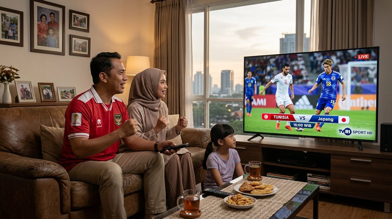 Cara Nonton Live Tunisia vs Jepang di TVRI Sport HD + Jam Tayang Resmi