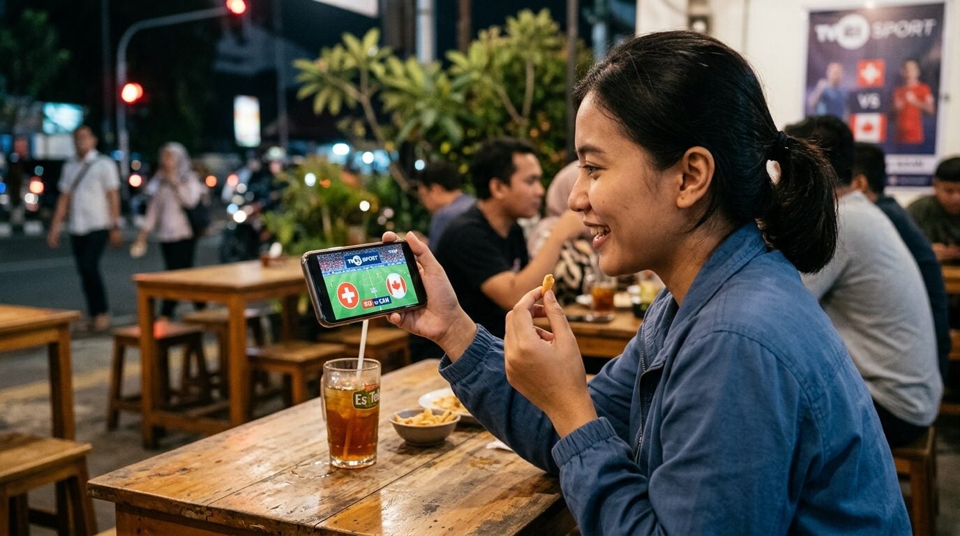 Cara Nonton Swiss vs Canada di TVRI Sport HD via HP