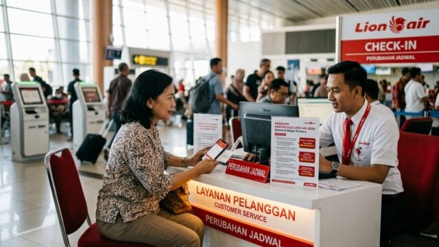 Cara Reschedule Tiket Pesawat Lion Air 2026: Biaya + Syarat Terbaru