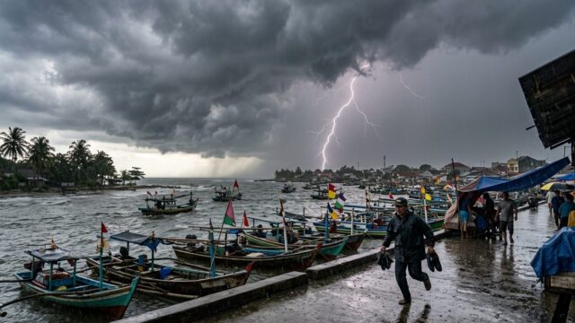 Cuaca Bangka Belitung 17 Juni 2026: Berawan, Waspada Hujan Petir Siang