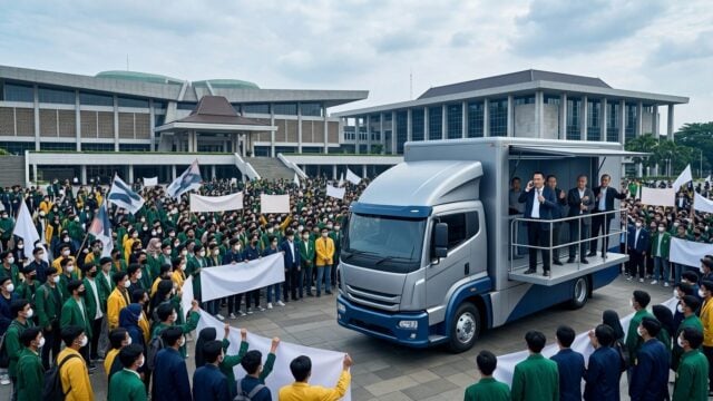 Dasco Telepon Nanik Deyang hingga Bahlil di Hadapan Mahasiswa Demonstran