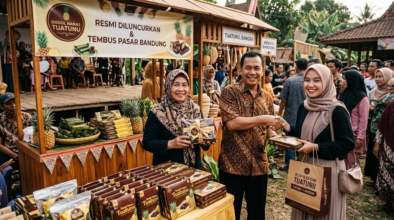 Dodol Nanas Tuatunu Resmi Diluncurkan, Tembus Pasar Bandung