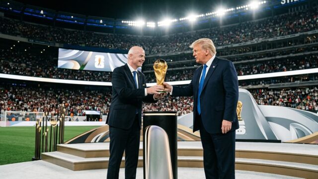 Donald Trump Akan Serahkan Trofi Piala Dunia 2026 Bersama Infantino