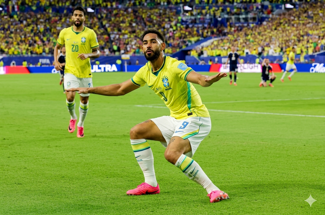 Brasil Bantai Skotlandia 3-0