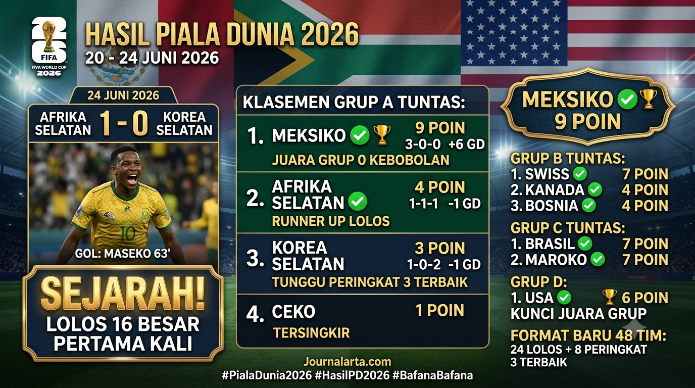 Hasil Piala Dunia 2026