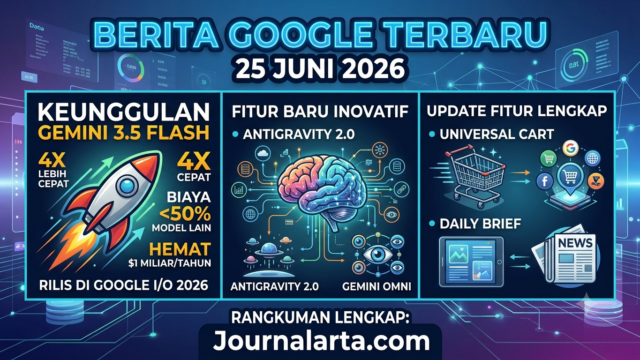 Fitur Gemini 3.5 Flash Terbaru & Rangkuman Google I/O 2026 Lengkap