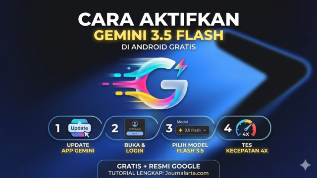 Cara Aktifkan Gemini 3.5 Flash di HP Android Gratis 2026