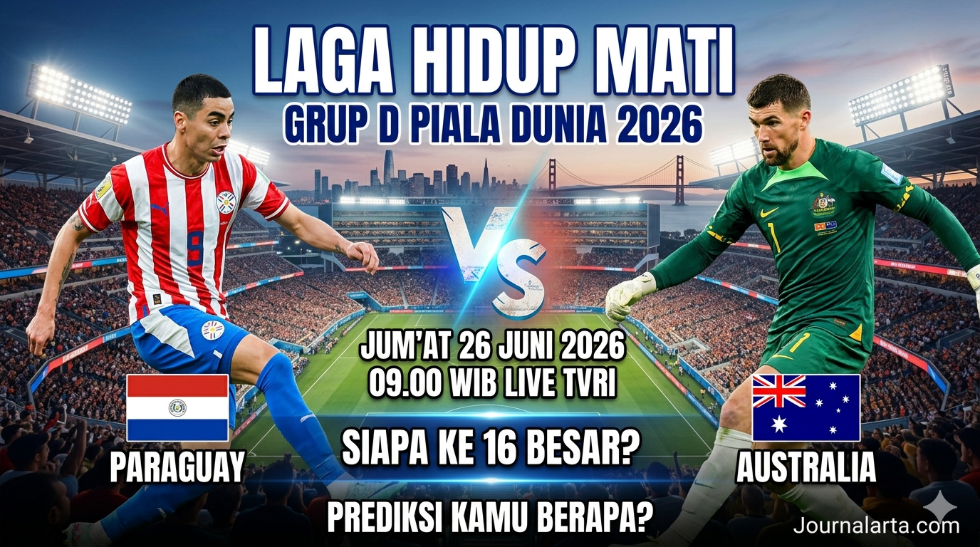 Prediksi Paraguay vs Australia Piala Dunia 2026