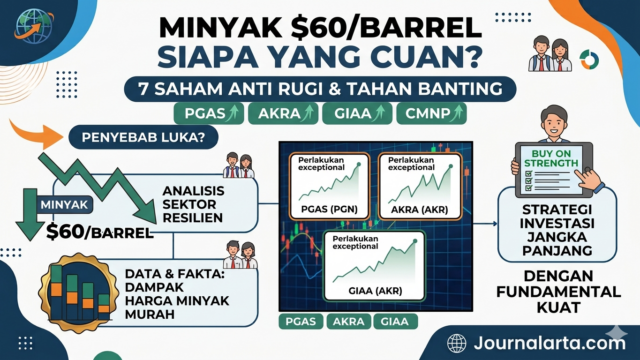 Harga Minyak Turun ke $60/Barel? Ini 7 Saham yang Justru Cuan Melimpah