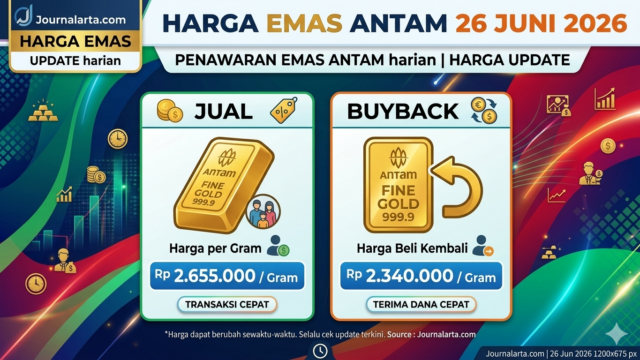Harga Emas Antam Palembang Hari Ini 26 Juni 2026: Update Jual Beli 1 Gram