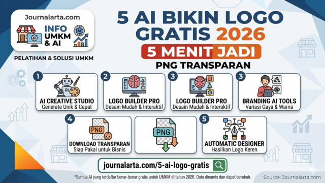 AI Bikin Logo Gratis 2026: 5 Website Logo UMKM Tanpa Desainer & Anti Hak Cipta