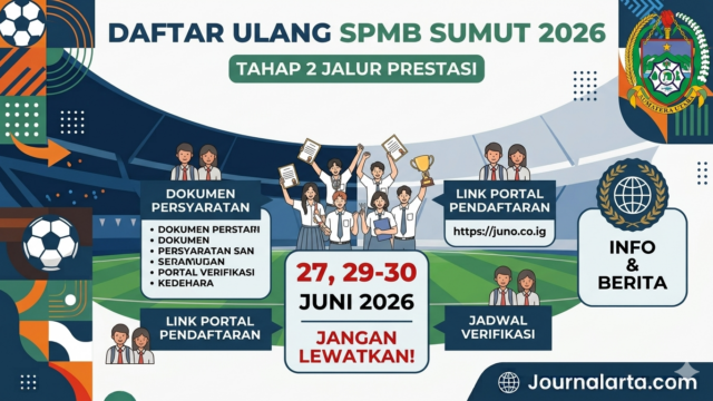 Cara Daftar Ulang SPMB Sumut 2026 Tahap 2: Berkas + Jadwal Lengkap