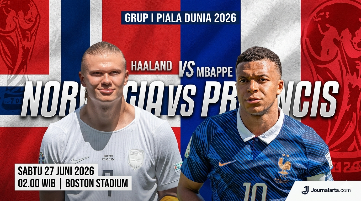 Norwegia vs Prancis Piala Dunia 2026