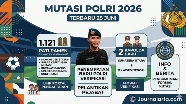 Daftar Mutasi Polri 2026 Terbaru: 1.121 Pati Pamen Bergeser