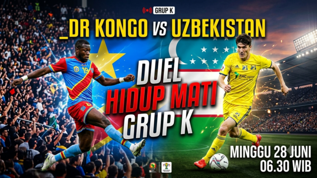 Prediksi DR Kongo vs Uzbekistan: Duel Hidup-Mati Grup K Piala Dunia 2026