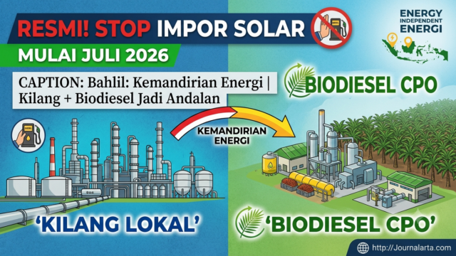 Resmi Indonesia Setop Impor Solar Juli 2026: Bahlil Umumkan Kemandirian Energi