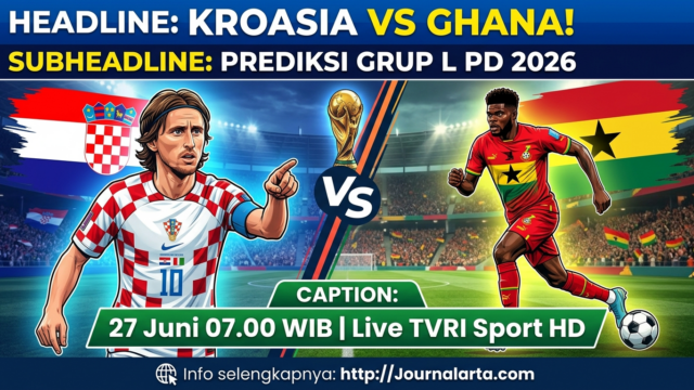 Prediksi Kroasia vs Ghana Piala Dunia 2026: Jadwal, Head to Head & Cara Nonton TVRI