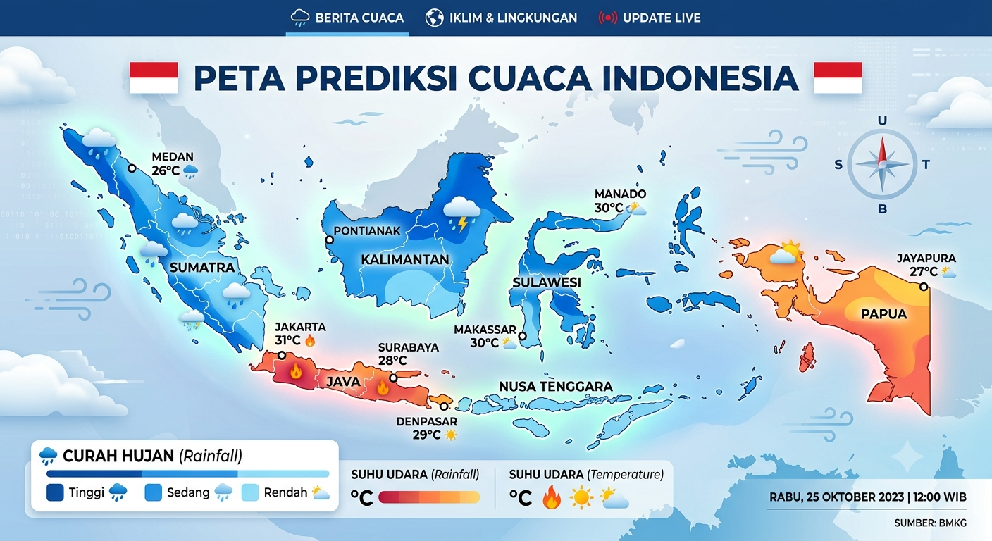 Meski Masuk Musim Kemarau, Hujan Lebat Masih Berpotensi Hingga 2 Juli 2026
