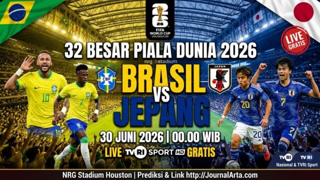 Prediksi Mendalam Brasil vs Jepang 32 Besar Piala Dunia 2026: H2H & Cara Nonton Gratis