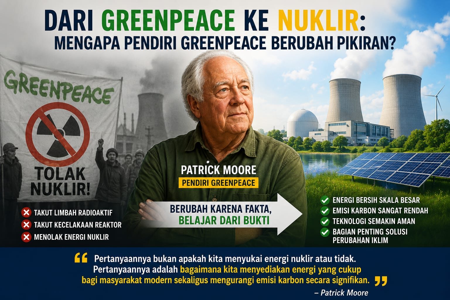 Pendiri Greenpeace Saja Berubah Pikiran, Sudah Siapkah Bangka Belitung Membahas