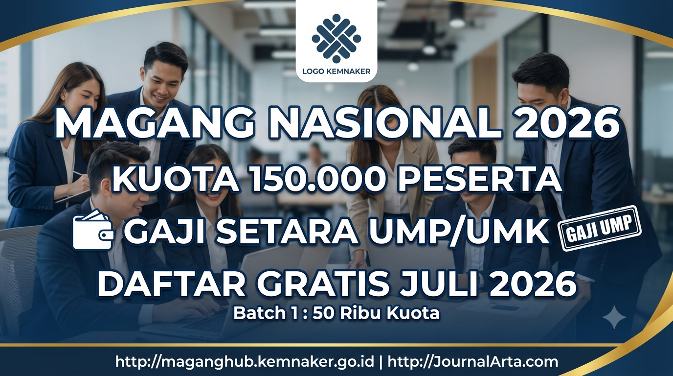 Program Magang Nasional 2026 Dibuka Juli