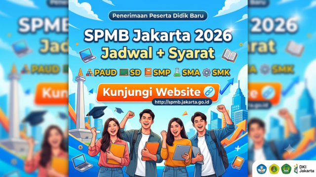 SPMB DKI Jakarta 2026: Jadwal, Kuota 245.980, dan 4 Jalur Daftar