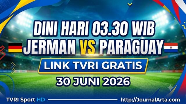 Nonton Jerman vs Paraguay Dini Hari 30 Juni: Jadwal + Link TVRI Gratis