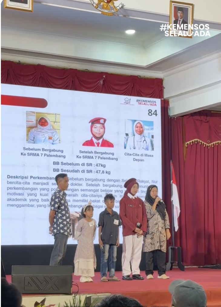 Open House Sekolah Rakyat Palembang Penuh Haru, Nur Aziza Mau Jadi…