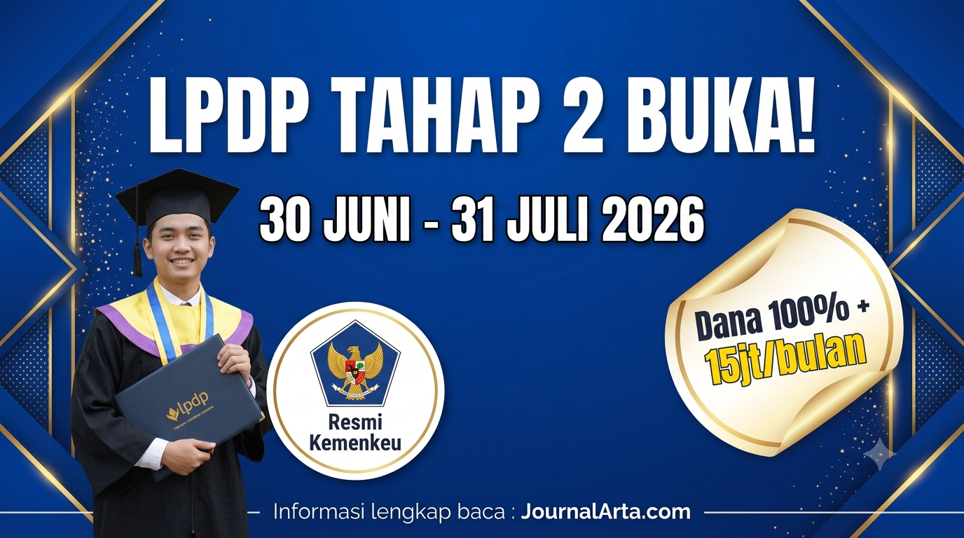 Pendaftaran LPDP 2026 Tahap 2 Resmi