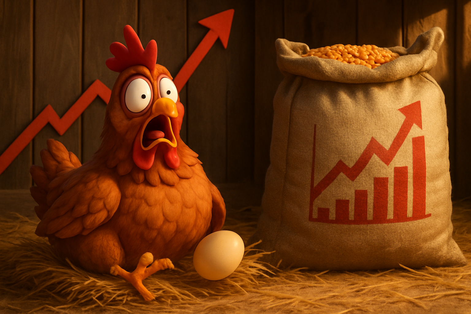Ilustrasi harga ayam dan telur anjlok di tingkat peternak akibat harga pakan jagung meroket