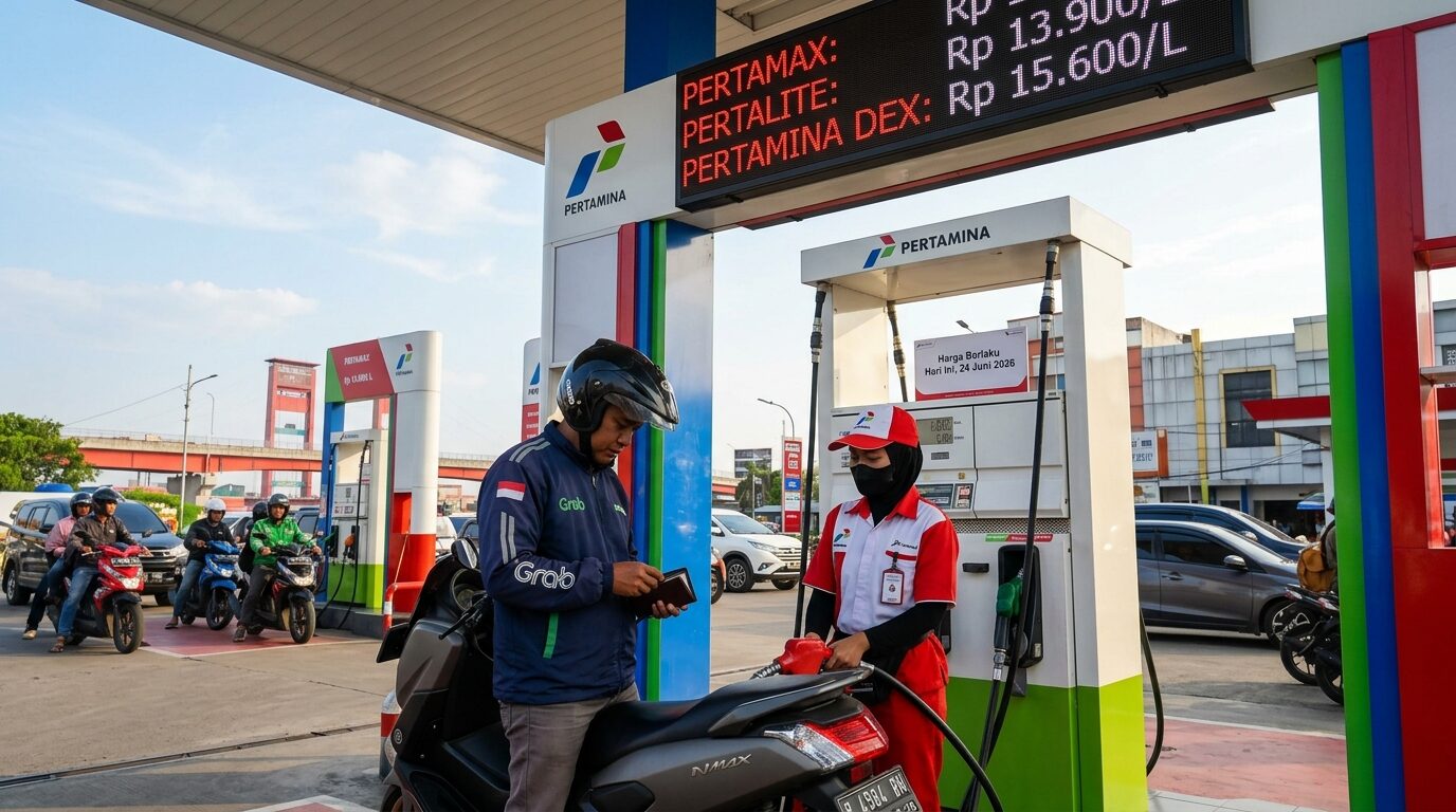 Harga BBM Pertamina Hari Ini Rabu 24 Juni 2026: Pertalite, Pertamax, Dexlite Terbaru