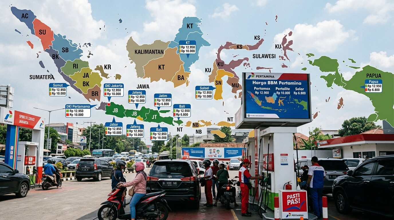 Harga BBM Pertamina Terbaru Per Provinsi Lengkap