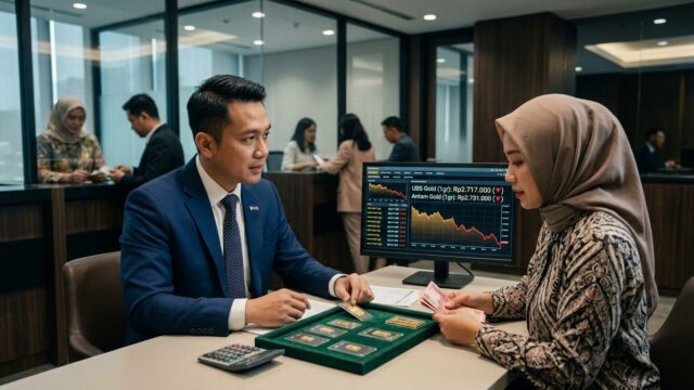 Harga Emas UBS Jumat 19 Juni 2026: 1 Gram Rp2.717.000, Turun dari Antam