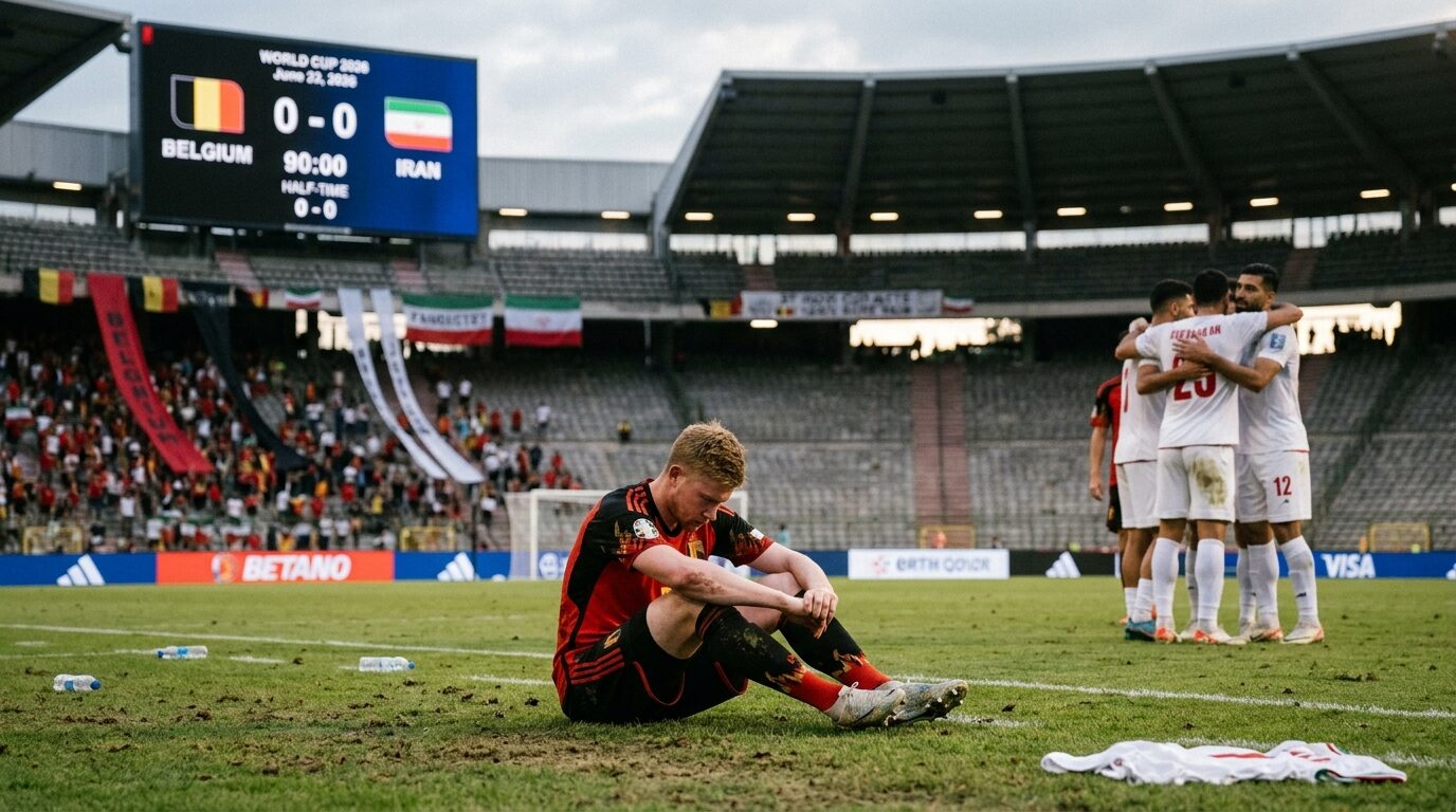 Belgium vs Iran 2026 World Cup Result: 0-0 and Latest Group G Standings on June 23, 2026