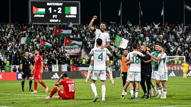 Hasil Yordania 1-2 Aljazair Piala Dunia 2026: Aljazair 3 Poin Grup J