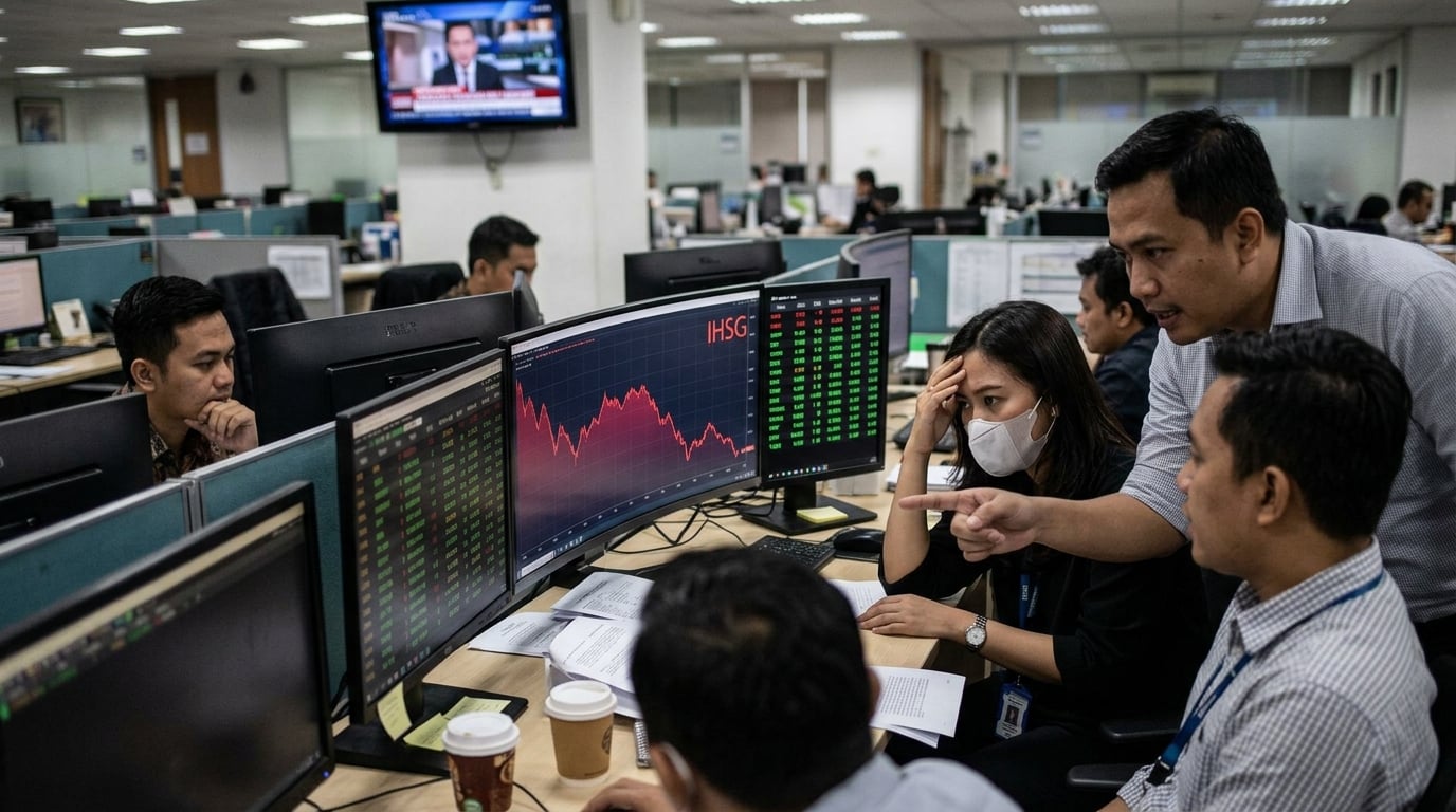 IHSG Ambruk 4,39%