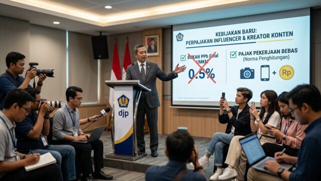 Influencer Kena Pajak Pekerjaan Bebas, Bukan PPh Final UMKM