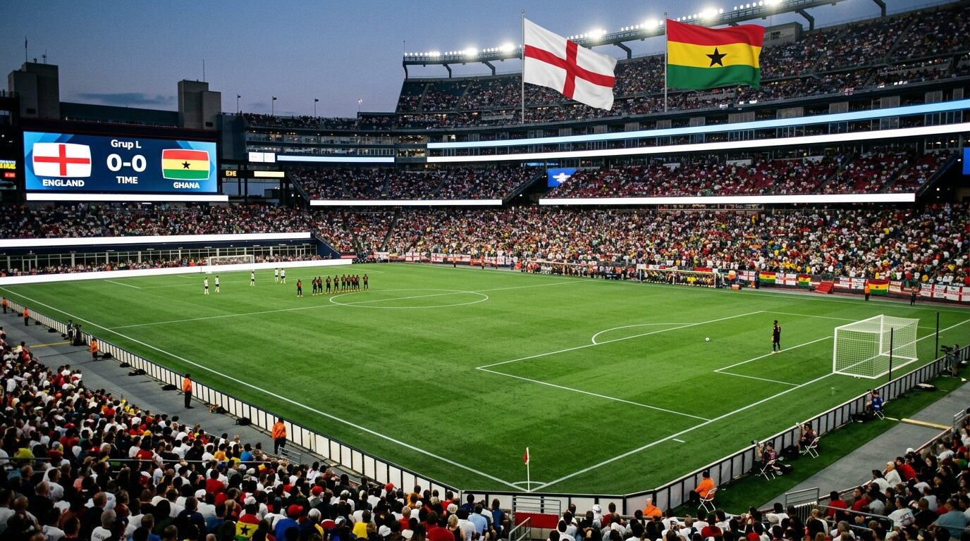 Inggris ditahan Ghana dalam laga Grup L Piala Dunia 2026