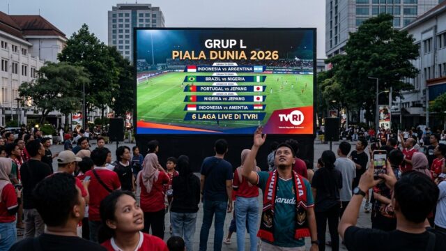 Jadwal Grup L Piala Dunia 2026, TVRI Siarkan 6 Laga