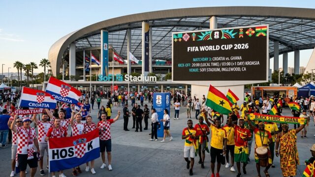 Jadwal Kroasia vs Ghana Piala Dunia 2026 Matchday 3: Jam Tayang + Venue