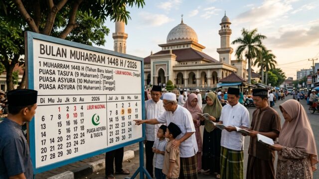Jadwal Penting Seputar Bulan Muharram 1448 H / 2026 M