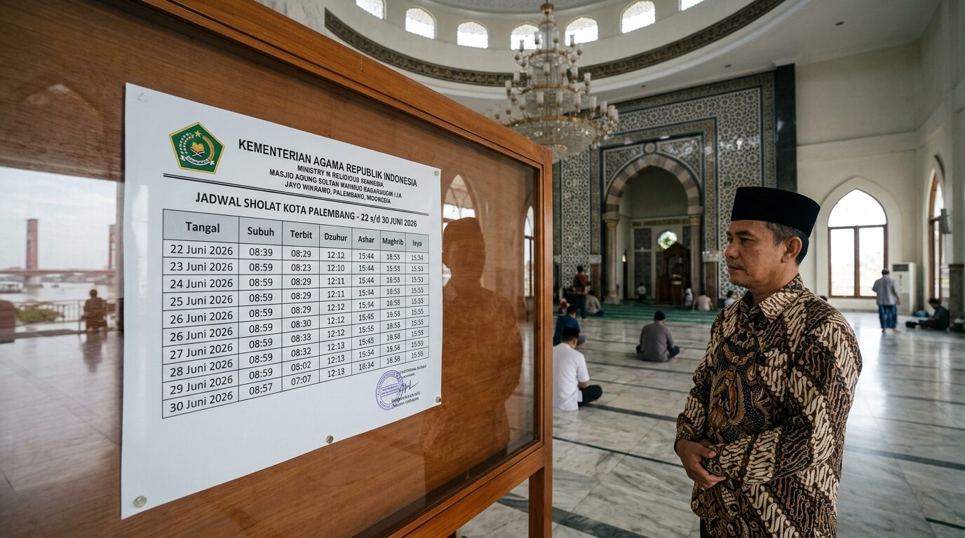 Jadwal Sholat Kota Palembang 22