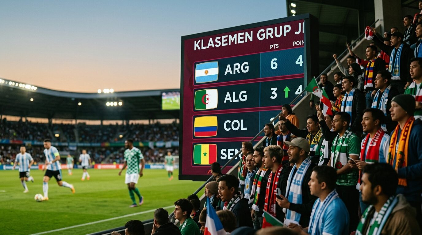 Klasemen Grup J Piala Dunia 2026 Terbaru
