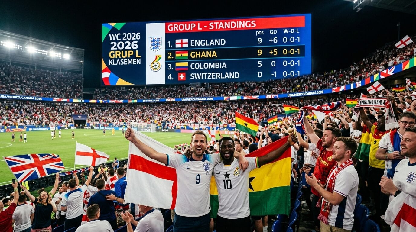 Klasemen Grup L Piala Dunia 2026