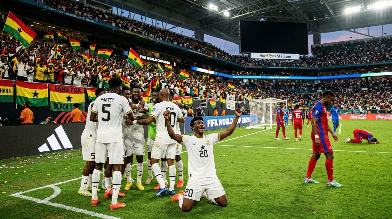 Klasemen Grup L Piala Dunia 2026 usai Ghana Raih Kemenangan Dramatis 1