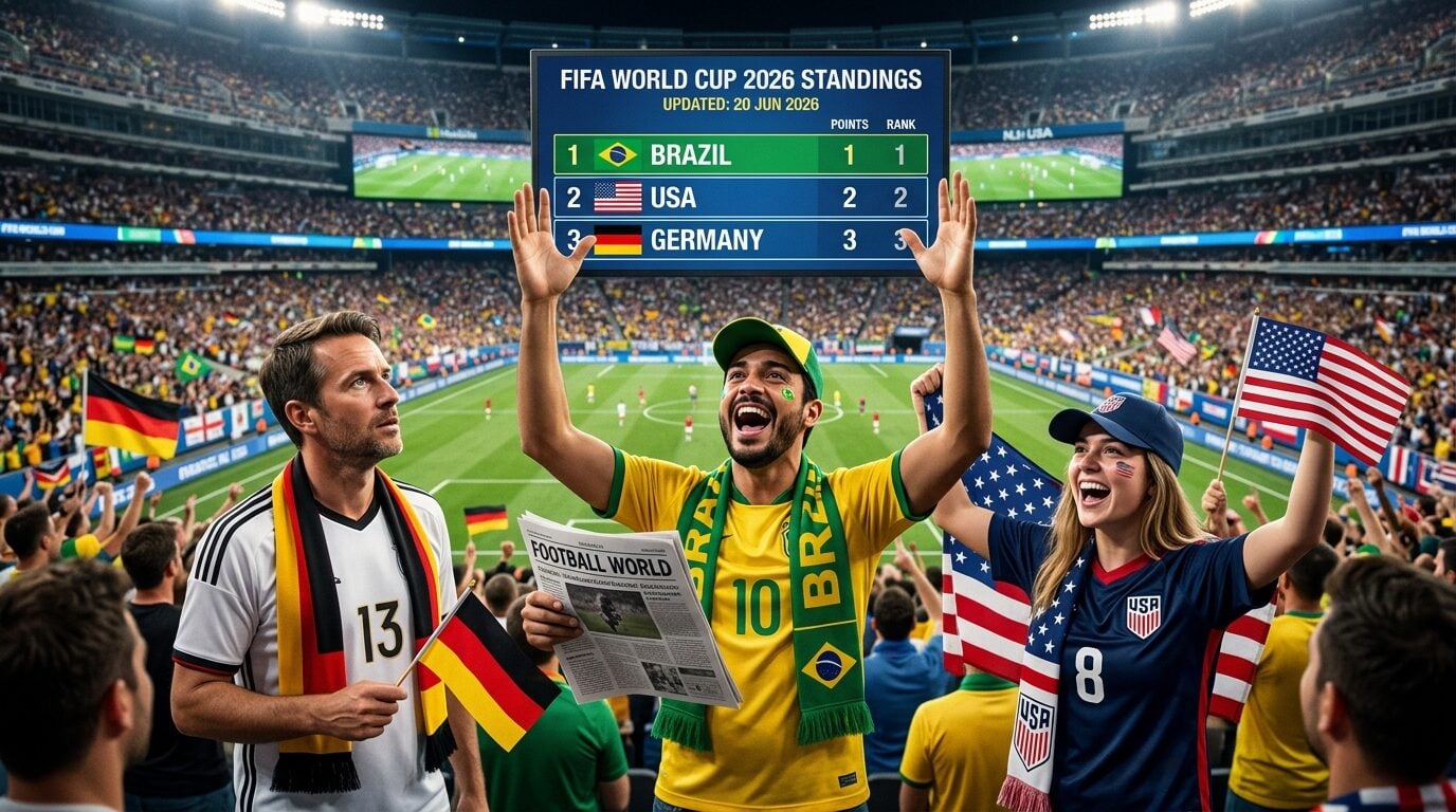 Klasemen Piala Dunia 2026 Terbaru Update 20 Juni 2026