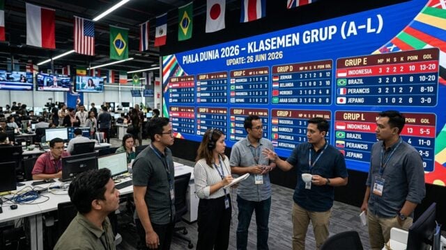 Klasemen Piala Dunia 2026 Update 26 Juni: Grup A-L